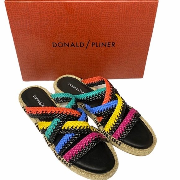 Donald J. Pliner Shoes - Donald Pliner Rhonda Woven Sandal Size 8.5 NEW